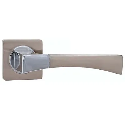 Ручки на розетах Кедр R08-130-AL-SN/CP-0