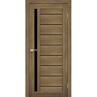 Межкомнатные Двери VND-02 BLK дуб браш Korfad ПВХ плёнка-0