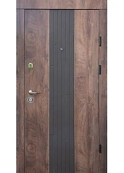 Двери Люксор спил дерева коньячный Qdoors