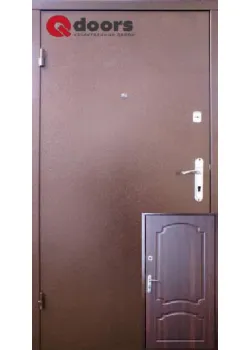 Двері Лайт М Оптима темний горіх Qdoors