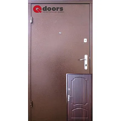 Вхідні Двері Лайт М Оптима темний горіх Qdoors-0