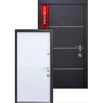 Входные Двери Авангард Горизонт AL 2 цвета "Qdoors"-1