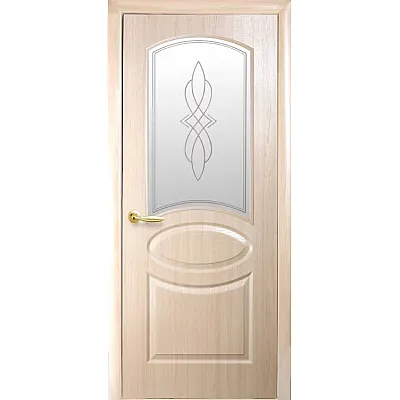 Межкомнатные Двери Фортис Овал Р1 DeLuxe "Новый Стиль" ПВХ плёнка-1