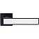 Ручки на розетах Gavroche MAGNIUM Mg - A1 BLACK/WHITE-3-thumb