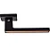 Ручки на розетах Gavroche MAGNIUM Mg - A1 BLACK/GOLD-3-thumb