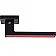 Ручки на розетах Gavroche MAGNIUM Mg - A1 BLACK/RED-3-thumb
