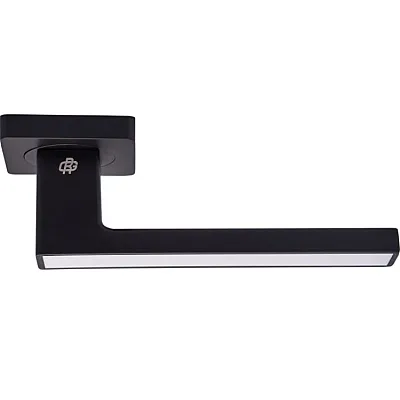 Ручки на розетах Gavroche MAGNIUM Mg - A1 BLACK/WHITE-2