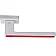 Ручки на розетах Gavroche MAGNIUM Mg - A1 WHITE/RED-3-thumb