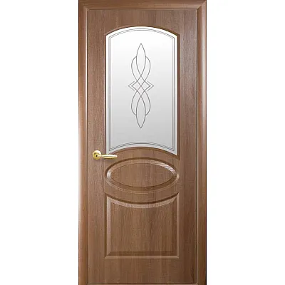 Межкомнатные Двери Фортис Овал Р1 DeLuxe "Новый Стиль" ПВХ плёнка-3