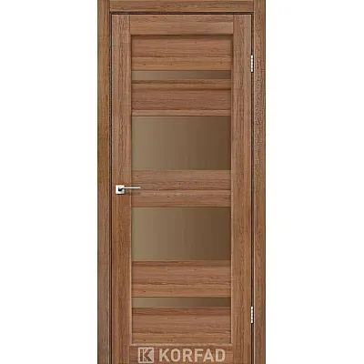 Двери PM-07 сатин бронза Korfad-17