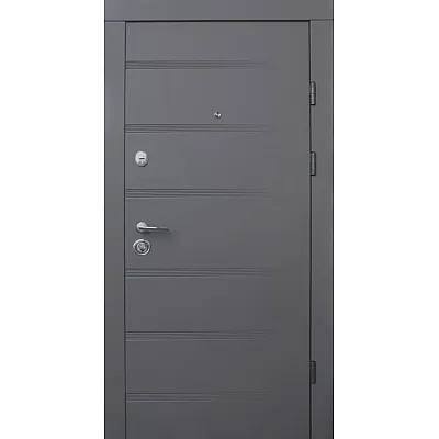 Входные Двери Роял смоки софт - латте софт "Qdoors"-3