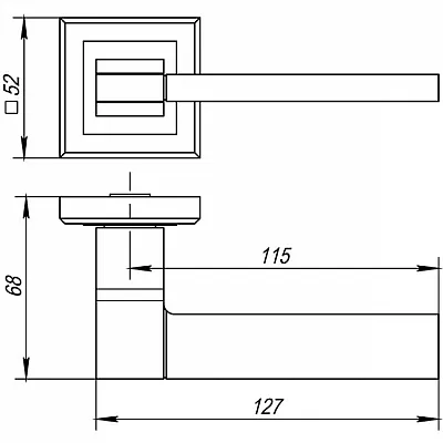 Ручки на розетах Punto Tech QL-3