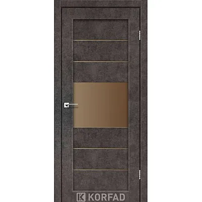 Двери PM-06 сатин бронза Korfad-22