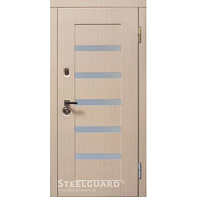 Вхідні Двері Milano Венге Світлий "Steelguard"-0