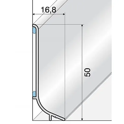 Плинтус Накладного монтажа Multi Effect Q64 17-50-2700-3