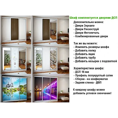Шкафы-купе Деликатес DeNira 18-13-2