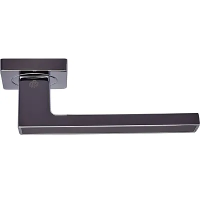 Ручки на розетах Gavroche MAGNIUM Mg - A1 CP/BLACK-4