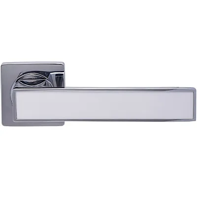 Ручки на розетах Gavroche MAGNIUM Mg - A1 CP/WHITE-3