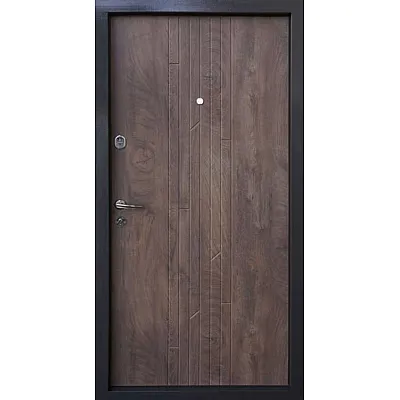 Вхідні Двері Люксор спил дерева кон'ячний Qdoors-2