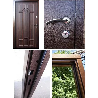 Входные Двери Стандарт М Классик темный орех Qdoors-3