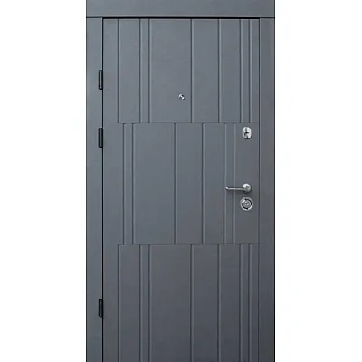 Входные Двери Премиум Арт бетон графит-бетон крем Qdoors-4