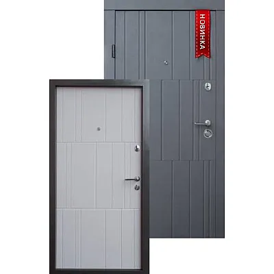 Входные Двери Премиум Арт бетон графит-бетон крем Qdoors-5
