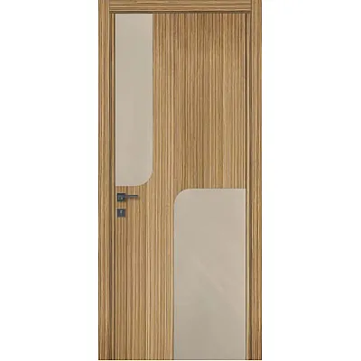 Міжкімнатні Двері Quattro 02 WakeWood Шпон-6