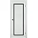 Міжкімнатні Двері Sline R1 BLK SherWood ПВХ плівка-3-thumb