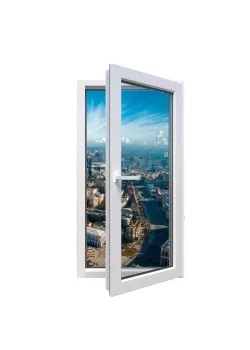 Металлопластиковое окно Veka Softline 82 одностворчатое поворотно-откидное 600 x 1000 мм