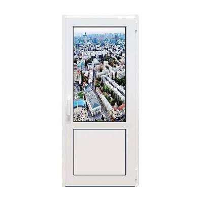 Металлопластиковые двери Aluplast Ideal 7000 MD поворотно-откидные 800 x 2000 мм-0