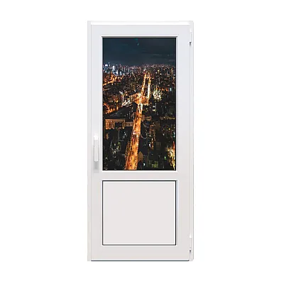 Металопластикові двері WDS 6S поворотно-відкидні 800 x 2000 мм-0