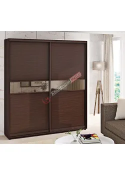 Шафа купе 160 см "Модель 2" 2 дверна дуб венге