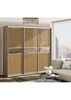 Шафа-купе 1.8 метра "Модель 2" тридверна бежевий