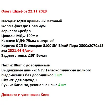 Вариант Шкафа распашного №3 11.11.2023-1