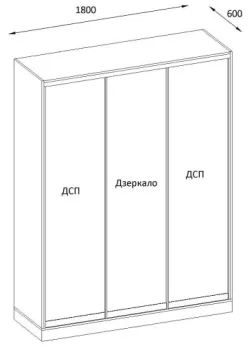 Вариант Шкафа распашного №76 04.02.2025