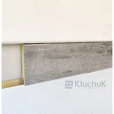 Алюмінієвий плінтус прихованого монтажу 53 мм БП Kluchuk-2