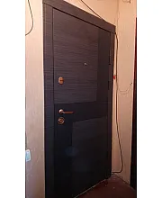 Входные Двери Стиль-М венге серый горизонт АРТ - белое дерево "Qdoors"