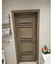 Межкомнатные Двери Sovana BLK дуб мокко Leador ПВХ плёнка