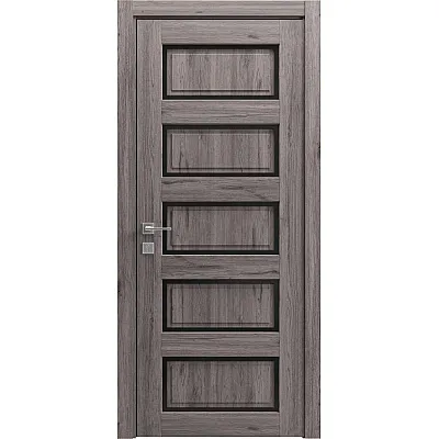 Межкомнатные Двери Style 5 BLK Rodos ПВХ плёнка-1