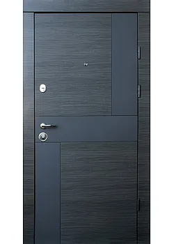 Двери Стиль-М венге серый горизонт АРТ - белое дерево "Qdoors"