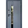 Входные Двери Стронг Термикс антрацит/белый атлас Vinorit "Qdoors"-2-thumb