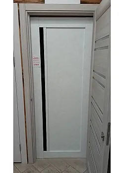Двери Toskana BLK, полотно 800*2000 мм., бетон снежный, Бровары Leador