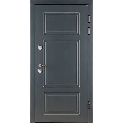 Входные Двери Белфаст Трио Vinorit 2 цвета RAL 7016 Портала-0