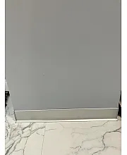 Плинтус алюминиевый Волнистый 60x11.7x2700 мм ALU-NV6011R Белый RAL9003 Kluchuk