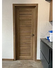 Міжкімнатні Двері PND-01 BLK дуб браш Korfad ПВХ плівка