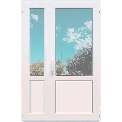 Металопластикові балконні двері VEKA Softline поворотно-відкидне 1300 x 2000 мм-0