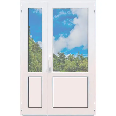 Металопластикові балконні двері VEKA Proline поворотно-відкидне 1300 x 2000 мм-0