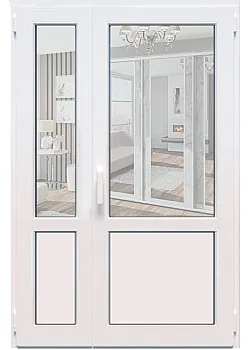 Металлопластиковые межкомнатные двери Steko V62 1300 x 2200 мм