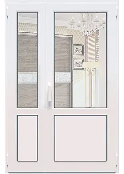 Металопластикові міжкімнатні двері Steko S500 1300 x 2000 мм