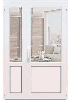 Металопластикові міжкімнатні двері Steko IDEAL2000 1300 x 2000 мм